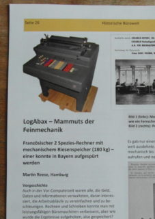 Zum Artikel "Unsere Buchungsmaschine LOGABAX SC 200 in „Historische Bürowelten“"